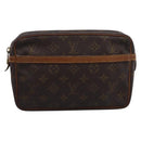 LOUIS VUITTON Monogram Compiegne 23 Clutch Bag M51847 LV Auth 201211-2