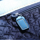 Christian Dior Admit It Shoulder Bag Denim Light Blue Silver Auth 201218V-29