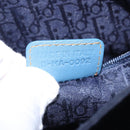 Christian Dior Admit It Shoulder Bag Denim Light Blue Silver Auth 201218V-12