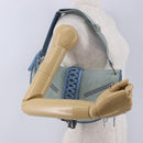 Christian Dior Admit It Shoulder Bag Denim Light Blue Silver Auth 201218V-31