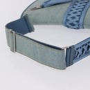 Christian Dior Admit It Shoulder Bag Denim Light Blue Silver Auth 201218V-7