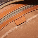 CELINE Macadam Tote Bag PVC Leather Brown Gold Tone Auth 201219-17