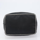 FENDI Hand Bag Canvas Black Silver Auth 201220-9