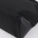 PRADA Shoulder Bag Nylon Black Silver Auth 201223A-12