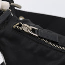 PRADA Shoulder Bag Nylon Black Silver Auth 201223A-15