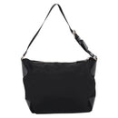PRADA Shoulder Bag Nylon Black Silver Auth 201223A-3