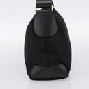 PRADA Shoulder Bag Nylon Black Silver Auth 201223A-5