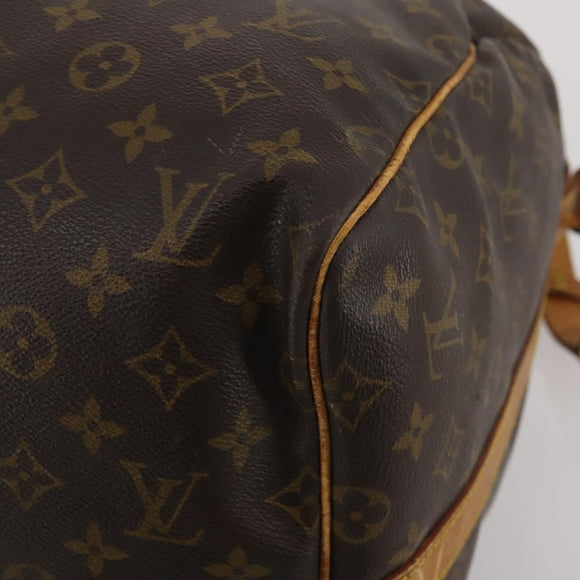 LOUIS VUITTON Monogram Keepall Bandouliere 55 Boston Bag M41414 LV Auth 201227