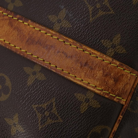 LOUIS VUITTON Monogram Keepall Bandouliere 55 Boston Bag M41414 LV Auth 201227