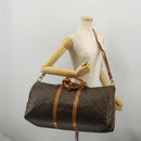 LOUIS VUITTON Monogram Keepall Bandouliere 55 Boston Bag M41414 LV Auth 201227-25