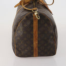 LOUIS VUITTON Monogram Keepall Bandouliere 55 Boston Bag M41414 LV Auth 201227-4