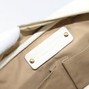 BOTTEGA VENETA INTRECCIATO Hand Bag Leather White Gold Tone 147740 Auth 201228-20