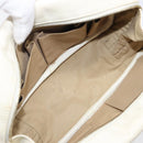 BOTTEGA VENETA INTRECCIATO Hand Bag Leather White Gold Tone 147740 Auth 201228-12