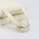 BOTTEGA VENETA INTRECCIATO Hand Bag Leather White Gold Tone 147740 Auth 201228-10