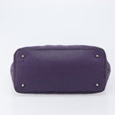 Christian Dior Canage Tote Bag Canvas Purple Silver Auth 201229-11