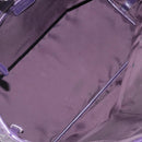 Christian Dior Canage Tote Bag Canvas Purple Silver Auth 201229-19