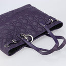 Christian Dior Canage Tote Bag Canvas Purple Silver Auth 201229-6