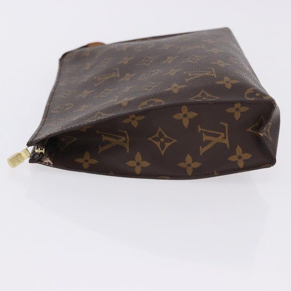 LOUIS VUITTON Monogram Poche Toilette 26 Pouch M47542 LV Auth 201235