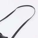 BALENCIAGA Navy Cabas XS Hand Bag Canvas Black Silver 390346 Auth 201237A-11