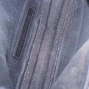 BALENCIAGA Navy Cabas XS Hand Bag Canvas Black Silver 390346 Auth 201237A-19
