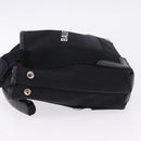 BALENCIAGA Navy Cabas XS Hand Bag Canvas Black Silver 390346 Auth 201237A-6