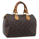 LOUIS VUITTON Monogram Speedy 25 Hand Bag M41528 LV Auth 201242-1
