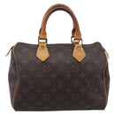 LOUIS VUITTON Monogram Speedy 25 Hand Bag M41528 LV Auth 201242-2