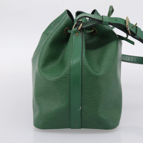 LOUIS VUITTON Epi Petit Noe Shoulder Bag Green M44104 LV Auth 201250A