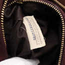 BOTTEGA VENETA Hand Bag Suede Bordeaux Gold Tone Auth 201251-12