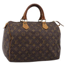 LOUIS VUITTON Monogram Speedy 30 Hand Bag M41526 LV Auth 201254-1