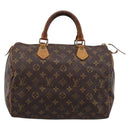 LOUIS VUITTON Monogram Speedy 30 Hand Bag M41526 LV Auth 201254-13