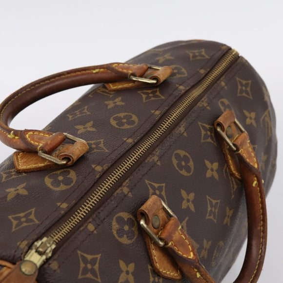 LOUIS VUITTON Monogram Speedy 30 Hand Bag M41526 LV Auth 201254