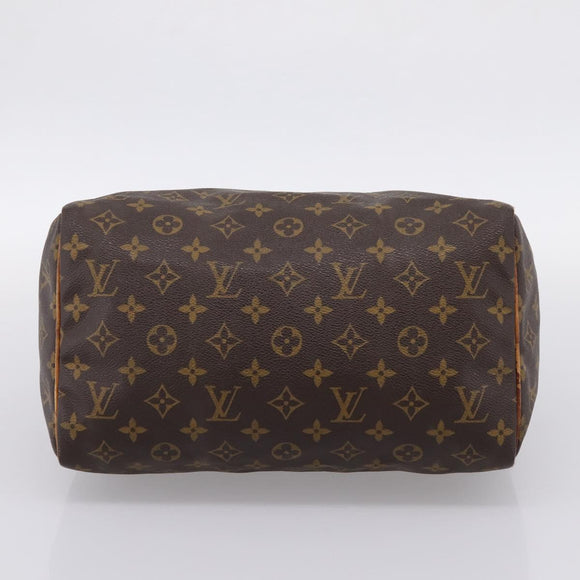 LOUIS VUITTON Monogram Speedy 30 Hand Bag M41526 LV Auth 201254