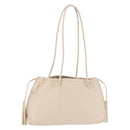GUCCI Shoulder Bag Leather Cream 001 4403 Auth 201255-1