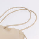 GUCCI Shoulder Bag Leather Cream 001 4403 Auth 201255-14