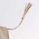 GUCCI Shoulder Bag Leather Cream 001 4403 Auth 201255-19