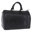 LOUIS VUITTON Epi Speedy 30 Hand Bag Noir black M43002 LV Auth 201256-1