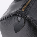 LOUIS VUITTON Epi Speedy 30 Hand Bag Noir black M43002 LV Auth 201256-21