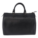 LOUIS VUITTON Epi Speedy 30 Hand Bag Noir black M43002 LV Auth 201256-13