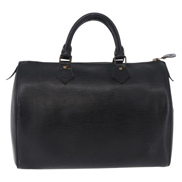 LOUIS VUITTON Epi Speedy 30 Hand Bag Noir black M43002 LV Auth 201256