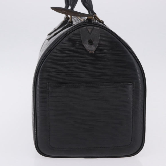 LOUIS VUITTON Epi Speedy 30 Hand Bag Noir black M43002 LV Auth 201256