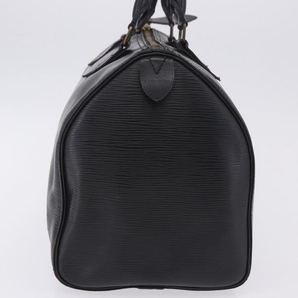 LOUIS VUITTON Epi Speedy 30 Hand Bag Noir black M43002 LV Auth 201256