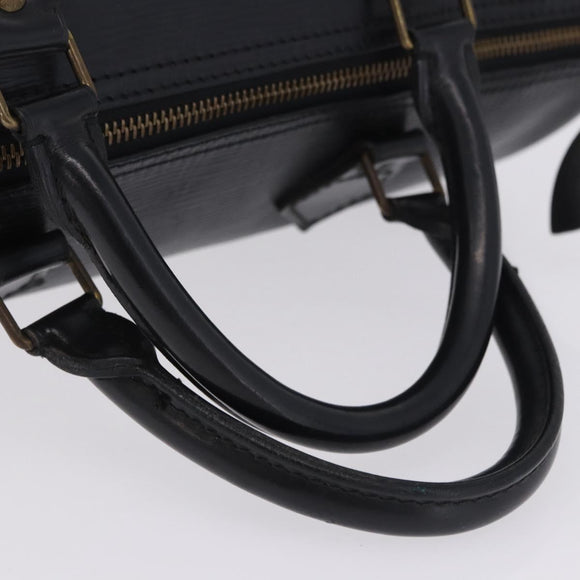 LOUIS VUITTON Epi Speedy 30 Hand Bag Noir black M43002 LV Auth 201256