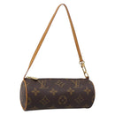 LOUIS VUITTON Monogram Papillon Pouch Pouch LV Auth 201261A-1
