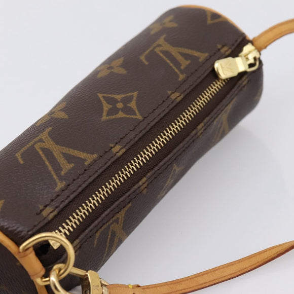 LOUIS VUITTON Monogram Papillon Pouch Pouch LV Auth 201261A