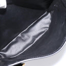 CELINE Macadam Canvas Hand Bag PVC Leather Black Gold Auth 201262V-9