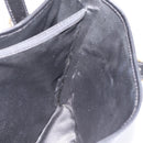 CELINE Macadam Canvas Hand Bag PVC Leather Black Gold Auth 201262V-20