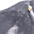 CELINE Macadam Canvas Hand Bag PVC Leather Black Gold Auth 201262V-21