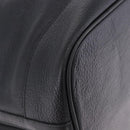 Burberrys Shoulder Bag Leather Black Gold Tone Auth 201263A-15