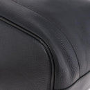 Burberrys Shoulder Bag Leather Black Gold Tone Auth 201263A-16